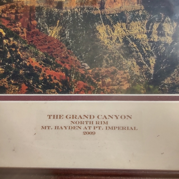 Vintage framed picture Grande canyon Mt Hayden - Picture 14 of 14